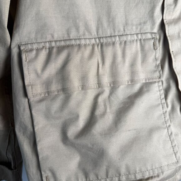 Orvis Vintage 1980s Gore-Tex Hooded Shell Waterproof Jacket Tan Size L Fishing - Picture 13 of 13